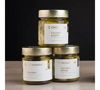 OROMINERVA - Set carciofini sott'olio da 6 vasetti - In olio EVO e senza conservanti