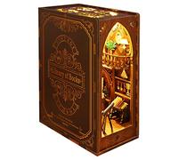 OROMYO Kit fai da te per la casa delle bambole in legno, in miniatura, con sensore a LED e mobili, fai da te, per adulti, per costruire bambini
