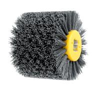 OROMYO Spazzole abrasive per legno #320 grana spazzola in nylon per smerigliatrice angolare trapano spazzola setole legno per sbavare rimozione ruggine levigatura e lucidatura (grana 320)