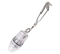 OROOTL Pesca Luce LED Subacquea Goccia Profonda Pesce Attrazione Luce con Clip Impermeabile Alimentato a Batteria Notturna Pesca Lampeggiante Verde Blu Rosso Colorato 0,6 m