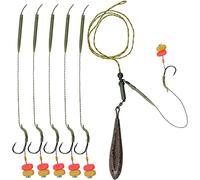 OROOTL Set per Pesca alla Carpa Inline Rig con Piombo da Pesca, Pesi, Tubi in Gomma Anti-tangle Maniche Quick Change