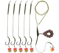 OROOTL Set per Pesca alla Carpa Inline Rig con Piombo da Pesca, Pesi, Tubi in Gomma Anti-tangle Maniche Quick Change