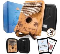 ORORA Kalimba 17 tasti pianoforte a pollice - Strumenti musicali per bambini e adulti - Ebook con 50 partiture incluso - Custodia e accessori per la manutenzione inclusi - Regalo originale