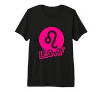 Oroscopo Leo AF Rosa per Donna Baribie Zodiac Gift Maglietta Premium