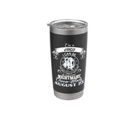 Oroscopo personalizzato dello zodiaco della Vergine agosto 23 Compleanno divertente Bicchiere termico in acciaio inox doppia parete