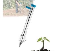 ORPERSIST Piantatore Veloce, Trapiantatore Manuale, Piantatore Orto con Materiale in Acciaio Inossidabile, Manico Spugna, per Trapianto Manuale in Giardino E Giardinaggio