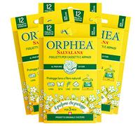 Orphea 4X Salvalana Foglietti per Cassetti e Armadi Protegge Lana e Fibre Naturali al Profumo di Fiori - 4 Confezioni da 12 Foglietti Ognuna