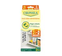 Orphea - Anti Mites Alimentaires, 2 paquets de 4 Pièges Adhésifs Collants ( 2 g