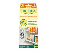 Orphea - Anti Mites Alimentaires, 4 paquets de 4 Pièges Adhésifs Collants ( 2 g
