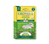 Orphea - Anti tarme tessile, diffusori per armadi e cassetti (3 x 12 pezzi) naturale, profumo legno di cedrè. Anti tarme ideale per vestiti, agisce immediatamente, durata 3 mesi