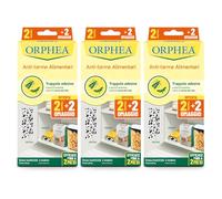 Orphea Antitarme Alimentare, Trappole Adesive Contro Le Tarme del Cibo, Farfalline, Senza Insetticida E Inodore, 12 Trappole