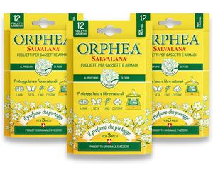 ORPHEA Foglietti profumati in cellulosa pura 3 x 12 3 St