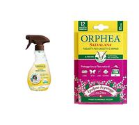 Orphea, Linea Detergenza, Pulitore per Armadi e Cassetti & atchouli Salvalana, Cassetti E Armadi 12 foglietti, Fragranza Malesia, Media
