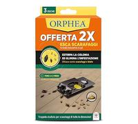 Orphea Protezione Casa Esca per Scarafaggi Bipack - Innovativa formulazione in Gel - Rimuove Le infestazioni di scarafaggi e blatte - Durata Fino a 3 Mesi dall’Apertura della Confezione