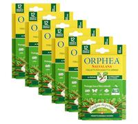 Orphea Salvalana, Foglietti Emanatori per Cassetti e Armadi, per Lana e Vestiti Tutta la Stagione, Profumo di Legno di Cedro e della Virginia, 6 Confezioni da 12 Foglietti