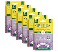 Orphea Salvalana, Foglietti Emanatori per Cassetti e Armadi, per Lana e Vestiti Tutta la Stagione, Profumo Lavanda, Confezione da 6 Pezzi