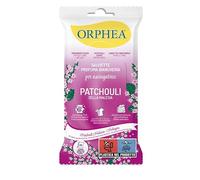Orphea Salviette 20 pz - Foglietti Profuma Biancheria - Fragranza Patchouli fresca e avvolgente - Bucato profumato e più facile da stirare - Effetto antistatico e colori brillanti