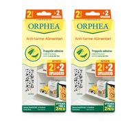 Orphea Trappole Adesive Antitarme Alimentari, a Base di Feromone, 2x2+2pz