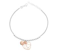 Orphelia 925 Argento Sterling Placcato in Oro Rosa, Lunghezza 18 - 20 cm za-7109