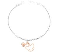 Orphelia 925 Argento Sterling Placcato in Oro Rosa, Lunghezza 18 - 20 cm za-7111