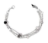 Orphelia Bracciale da donna in argento 925 rodiato 19 cm - ZA-1984, 19 cm, Argento sterling