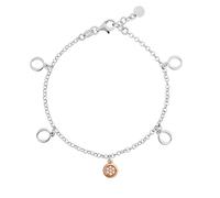 ORPHELIA Braccialetto a Catenina Donna Argento - ZA-7376