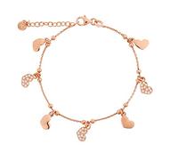 ORPHELIA Braccialetto a Catenina Donna Argento - ZA-7381