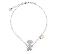 ORPHELIA Braccialetto a catenina Donna argento - ZA-7390