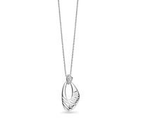 Orphelia - Collana, Argento Sterling 925 con Zirconia, Donna, 45 cm