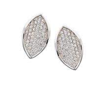 Orphelia donna-Orecchini in argento Sterling 925 con zirconi bianco ZO-5940