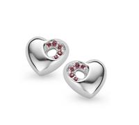 Orphelia donna-Orecchini in argento Sterling 925 rosso zircone ZO-5020