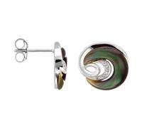 Orphelia dreambase-Orecchini in argento Sterling 925 con zirconi e madreperla bianca ZO-5987