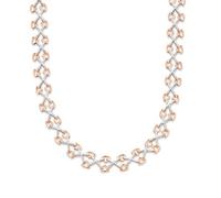 Orphelia Placcato oro Rotonda trasparente Zirconia cubica