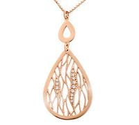 Orphelia Placcato oro Rotonda trasparente Zirconia cubica