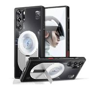 ORPKYEHMXK Custodia di Supporto di Raffreddamento Magnetico in Metallo di Lusso Compatibile con ZTE Nubia RedMagic 9 PRO/Red Magic 9 PRO Plus(Argento,for 9 PRO)