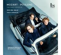 Orquesta Sinfonica de Castilla y Leon Mozart & Poulenc: Two Piano Concertos (CD)