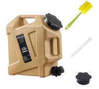 Orrdiffi Tanica per Acqua con Rubinetto e Tappo a Vite da 12 L Senza BPA Contenitore per Acqua da Campeggio con Rubinetto Portatile per Attività All'aperto Escursionismo Feste(Cachi)