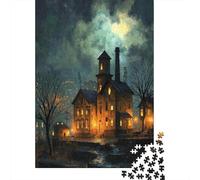 Orribile dimora|| Puzzle Divertenti Per Tutta La Famiglia 38x26cm/1000pcs Adulti