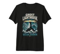 Orrore dell'Oceano del Faro Fantasma Maglietta Premium