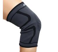 ORRY Ginocchiera di Sostegno a Compressione - Tutore per Ginocchio in Nylon e Spandex - Riduce instabilità Articolare, Allevia Dolore - Taglia Unica (Nero)
