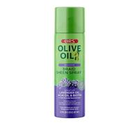 ORS Olive Oil Braidzone Braid Sheen Spray, Spray Lucidante e Idratante per Trecce con Biotina e Olio di Lavanda, Formula Senza Alcol per Cuoio Capelluto Secco, 295 ml (10 fl. oz.)