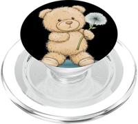 Orsacchiotto con dente di leone per una giornata accogliente nella natura costume PopSockets PopGrip per MagSafe