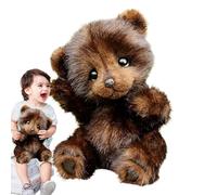 Orsacchiotto | Peluche simulato Orso Marrone Peluche 11 Pollici | Animali Peluche d'Orso Bruno, Peluche realistico Orso di Peluche per adulti