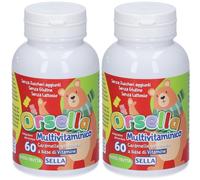 Orsella Multivitaminico Caramelle Gommose 2x132 g Caramelle