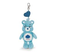 Orsetti del Cuore, Brontolorso 62802 - Ciondolo per Borse a Forma di Orsacchiotto, Simpatico Accessorio in Tessuto Peluche, Portachiavi per Borsa, Zaino e Auto, 15 cm, Blu