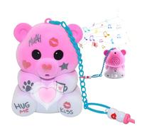 Orsetto Che Registra, Orsetti Giochi Preziosi, Orsetto Interattivo, luci e Suoni, Peluche con Portachiavi, Idea Regalo Simpatica
