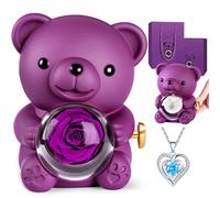 ✅Orsetto con Rosa Eterna Idea Regalo per San Valentino ✅Donna Mamma Moglie Amore