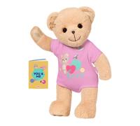 Orsetto di peluche BABY BORN con vestitino rosa 36 cm