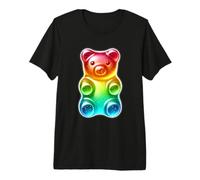 Orsetto gommoso Candy Rainbow Maglietta Premium