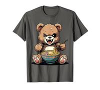 Orsetto raccapricciante gotico horror Kawaii Orso Ramen Halloween Maglietta